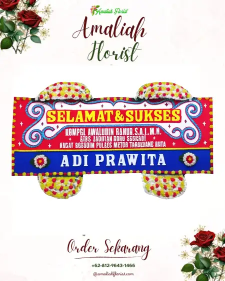 Papan Bunga Ucapan Selamat Cimareme